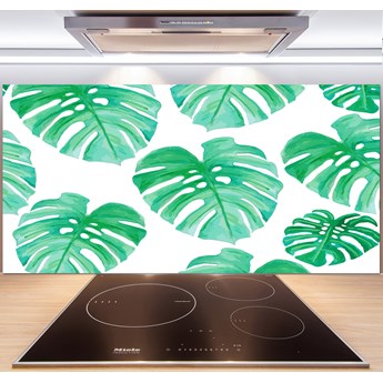 Panel między meble w kuchni Monstera