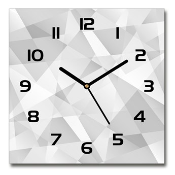 Zegar szklany kwadratowy Abstrakcja tło