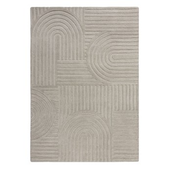 Szary dywan wełniany Flair Rugs Zen Garden, 160x230 cm