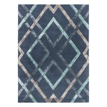 Niebieski dywan z wiskozy Flair Rugs Trellis, 120x170 cm