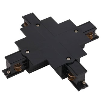 Łącznik X podtynkowy CTLS RECESSED POWER X CONNECTOR 8680 czarny