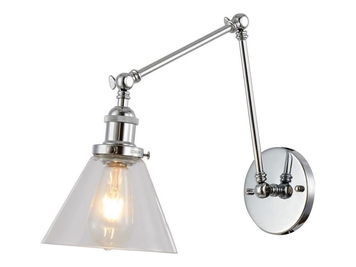 Kinkiet Lumina Deco LDW 6801-2 (PR+GR) Nubi Pro W2 Szkło Metal Kategoria Lampy ścienne