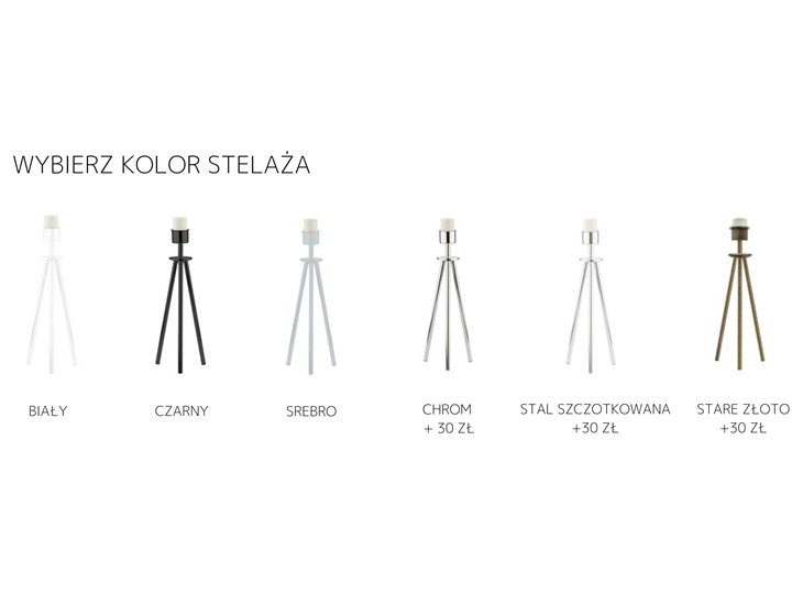 LAMPA NA STOLIK KANIS STOŻEK WELUR GOLDEN Tkanina Stal Chrom Lampa z abażurem Wysokość 50 cm Kategoria Lampy stołowe Styl Nowoczesny