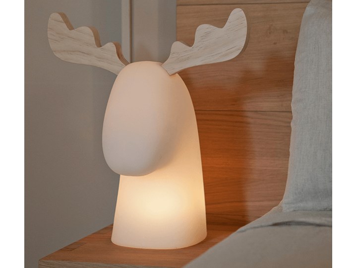 Podświetlany renifer Rudy dekoracyjna lampa wewnętrzna Kolor Biały Kategoria
