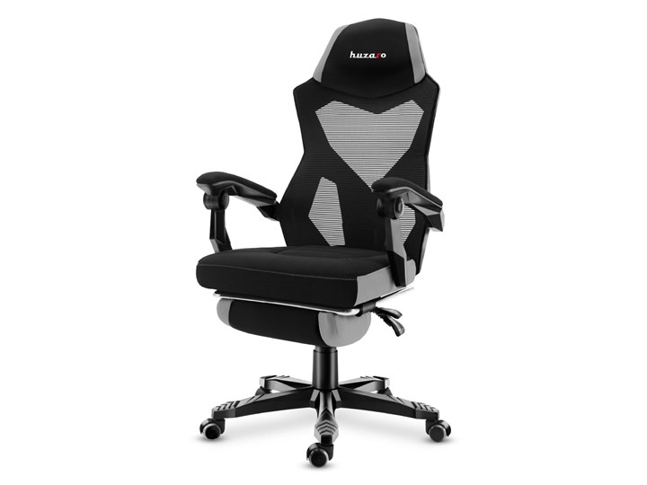Fotel Gamingowy HUZARO COMBAT 3.0 Grey Tworzywo sztuczne Metal Tkanina Typ Gamingowe