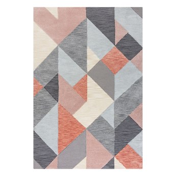 Szaro-różowy dywan Flair Rugs Icon, 120x170 cm