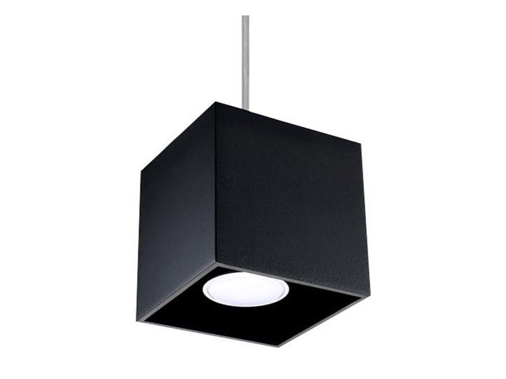 Lampa Wisząca QUAD 1 Czarny Lampa z kloszem Funkcje Brak dodatkowych funkcji