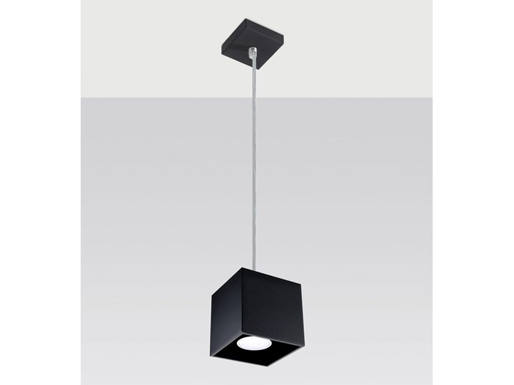 Lampa Wisząca QUAD 1 Czarny Lampa z kloszem Funkcje Brak dodatkowych funkcji