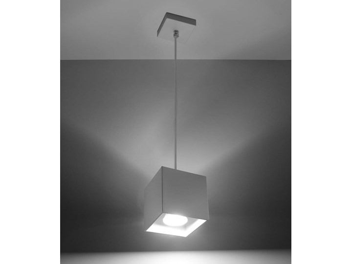 Lampa Wisząca QUAD 1 Biały Funkcje Brak dodatkowych funkcji Lampa z kloszem Kategoria Lampy wiszące