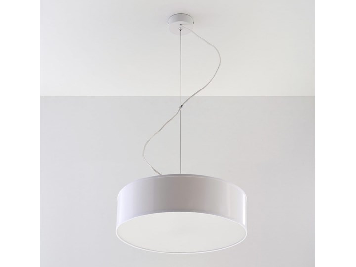 Lampa Wisząca ARENA 35 Biała Lampa z kloszem Kolor Biały Funkcje Brak dodatkowych funkcji
