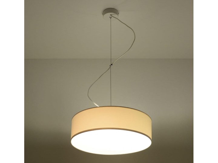 Lampa Wisząca ARENA 35 Biała Lampa z kloszem Kolor Biały