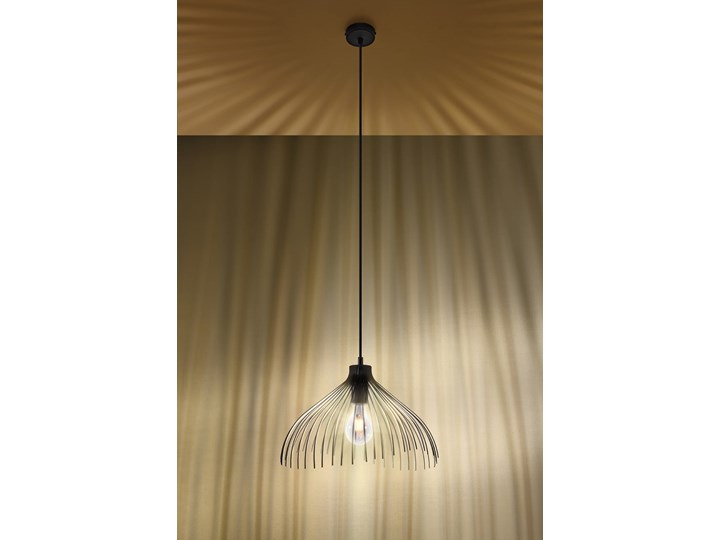 Lampa wisząca UMB czarny Stal Lampa z kloszem Metal Kategoria Lampy wiszące