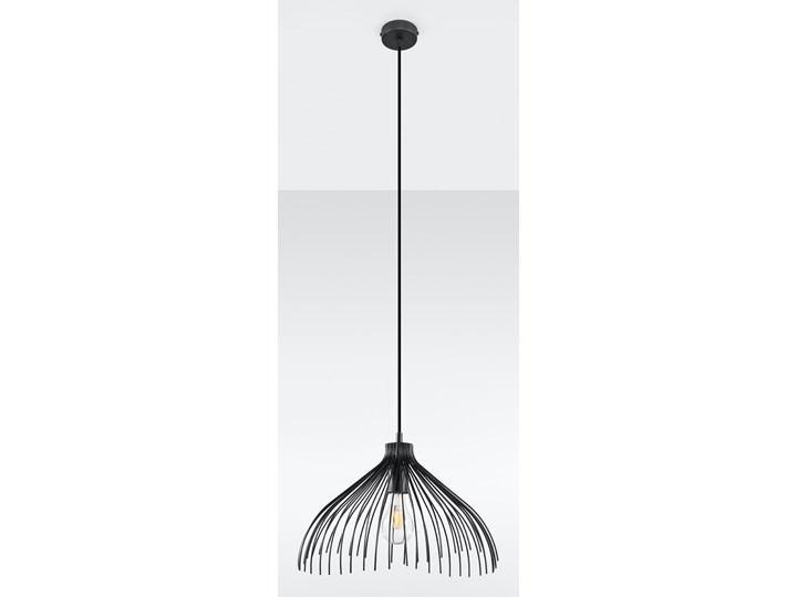 Lampa wisząca UMB czarny Stal Lampa z kloszem Metal Kategoria Lampy wiszące