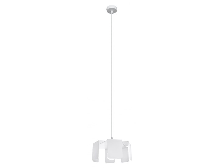 Lampa wisząca TULIP biały Metal Stal Lampa z kloszem Kategoria Lampy wiszące
