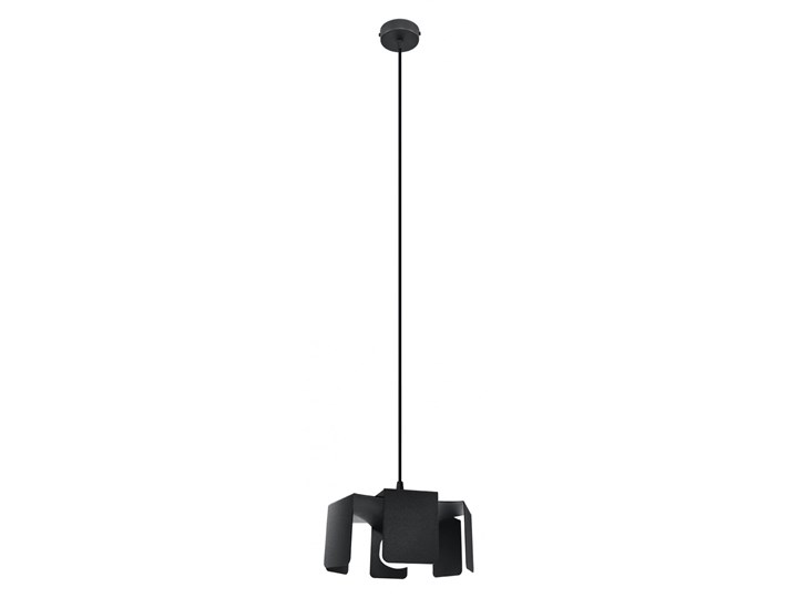 Lampa wisząca TULIP czarny Lampa z kloszem Metal Stal Kategoria Lampy wiszące