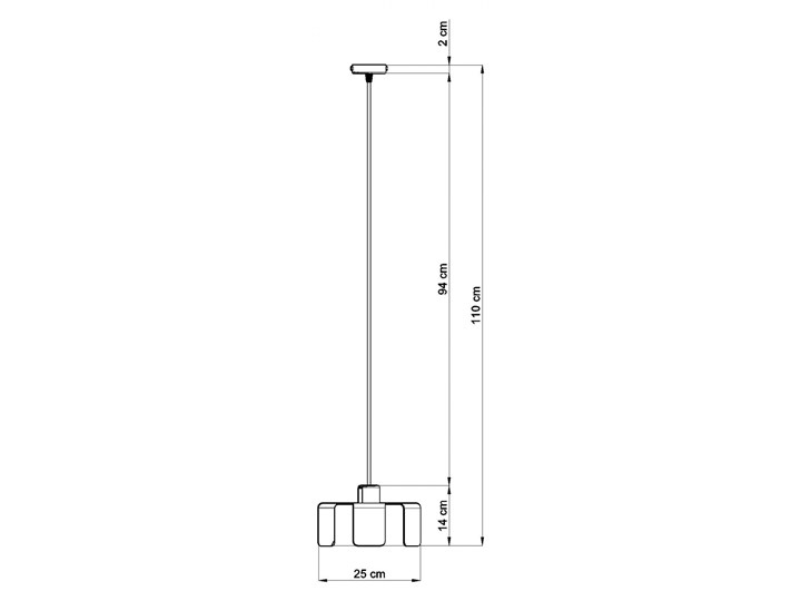 Lampa wisząca TULIP czarny Stal Lampa z kloszem Metal Kategoria Lampy wiszące
