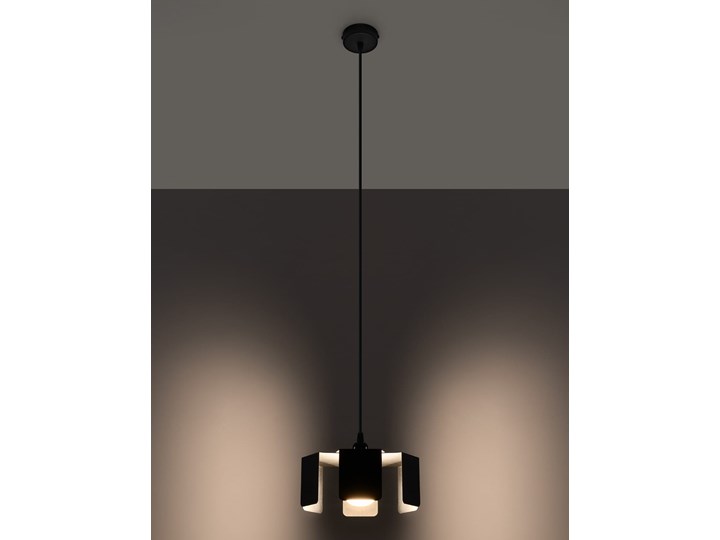 Lampa wisząca TULIP czarny Lampa z kloszem Metal Stal Kategoria Lampy wiszące