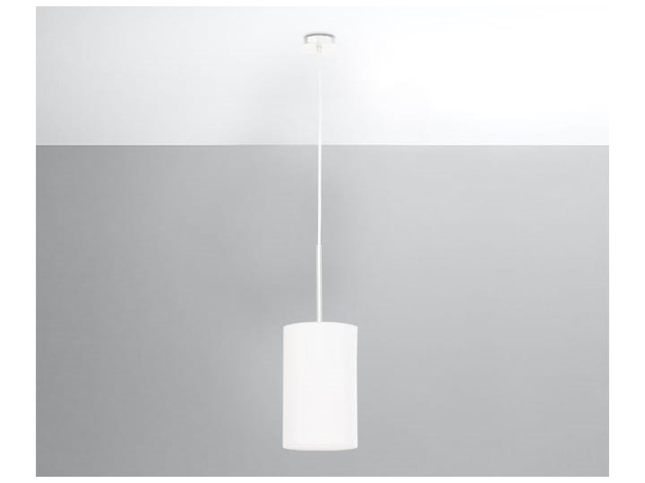 Żyrandol OTTO 15 biały Tkanina Szkło Stal Lampa z kloszem Metal Kategoria Lampy wiszące