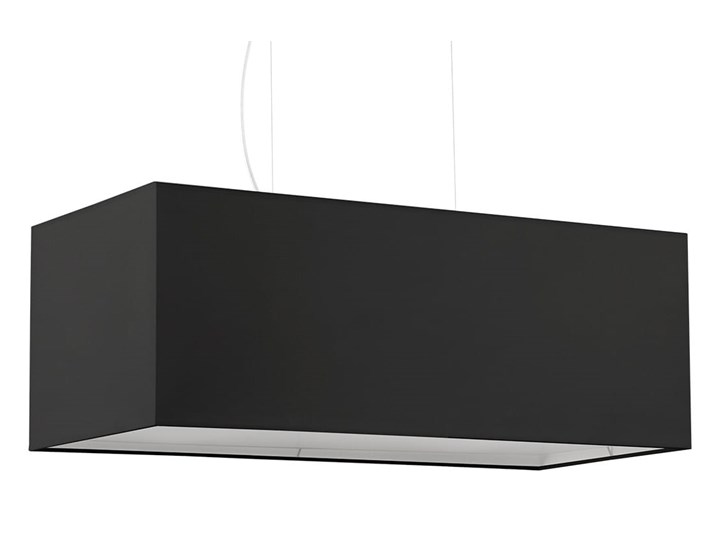 Żyrandol SANTA BIS 80 czarny Stal Tkanina Metal Lampa z kloszem Kategoria Lampy wiszące