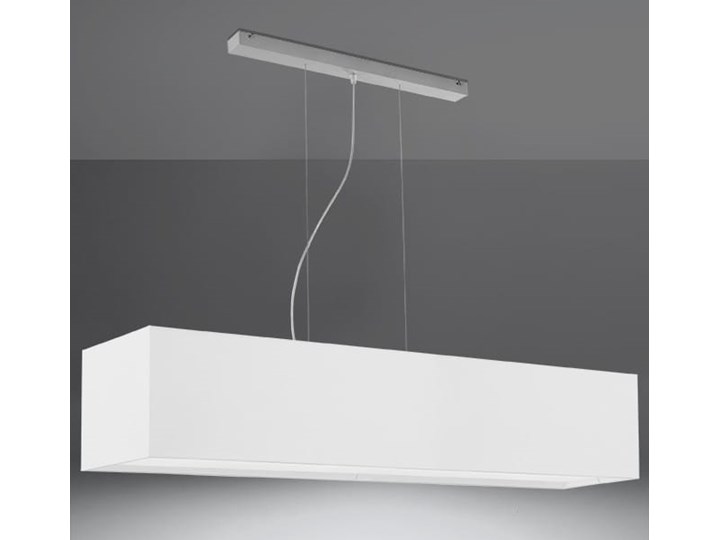 Żyrandol SANTA 120 biały Lampa z kloszem Metal Stal Tkanina Kategoria Lampy wiszące