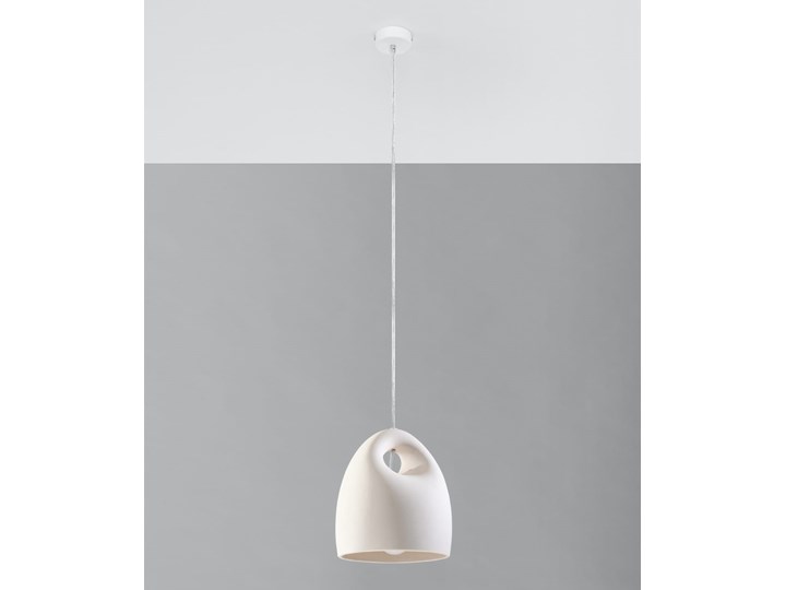 Lampa wisząca ceramiczna BUKANO Ceramika Lampa z kloszem Kategoria Lampy wiszące
