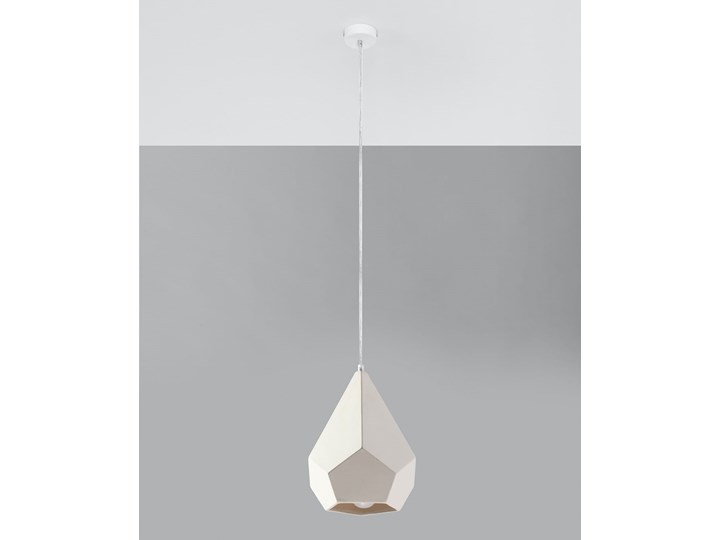 Lampa wisząca ceramiczna PAVLUS Kategoria Lampy wiszące Lampa z kloszem Ceramika Kolor Biały