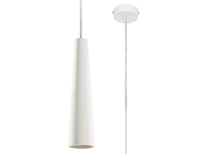 Lampa wisząca ceramiczna ELECTRA Kategoria Lampy wiszące Ceramika Lampa z kloszem Kolor Biały