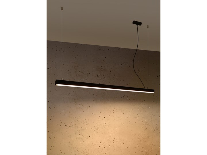 Lampa wisząca PINNE 150 czarna 3000K Kolor Czarny