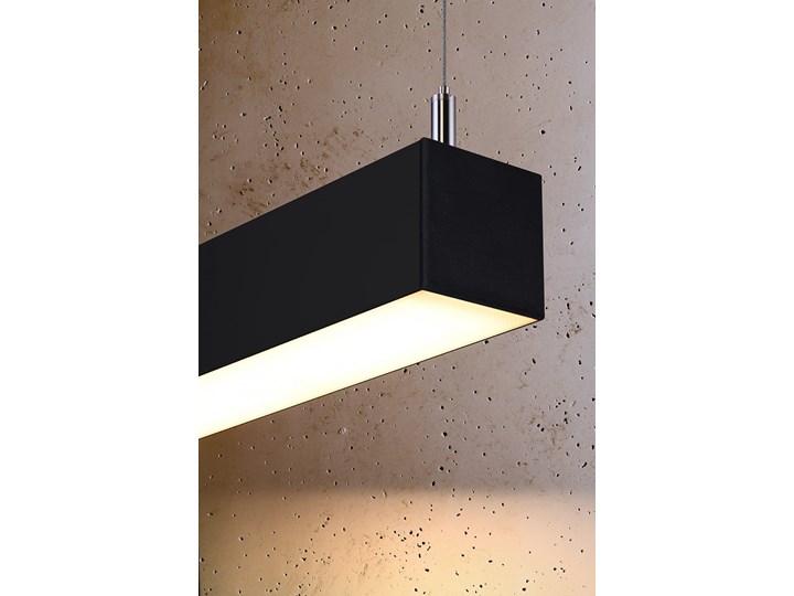 Lampa wisząca PINNE 150 czarna 3000K Kolor Czarny Kategoria Lampy wiszące