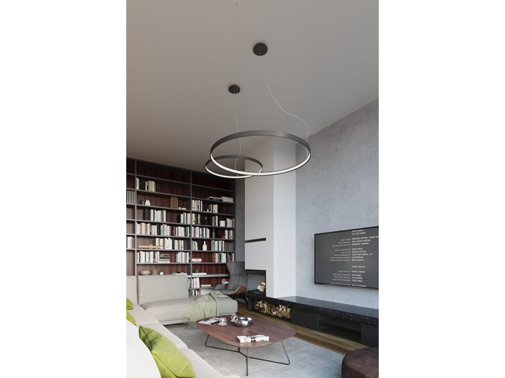 Żyrandol RIO 110 czarny LED 3000K Stal Metal Kategoria Lampy wiszące