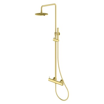 Zestaw prysznicowy termostatyczny Kohlman Axel Gold QW273AGD