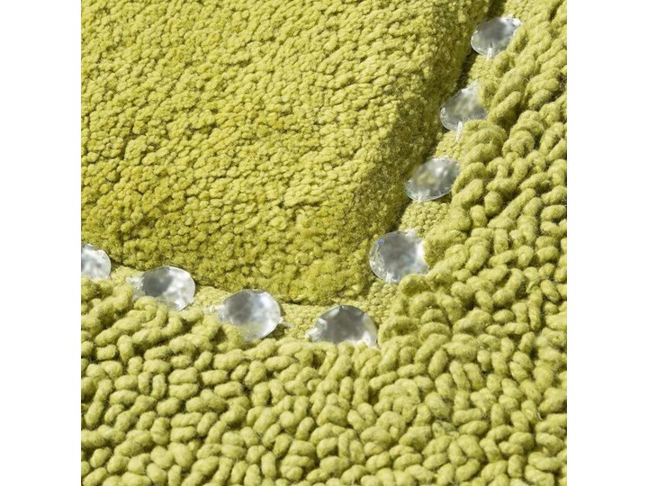 Dywanik dekoracyjny, bawełniany z kryształkami DB-09 Kategoria Dywaniki łazienkowe Bawełna 60x90 cm 75x150 cm 50x70 cm Kolor Zielony