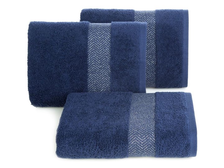 Ręcznik bawełnianiany R124-07 50x90 cm Kategoria Ręczniki Bawełna Kolor Granatowy