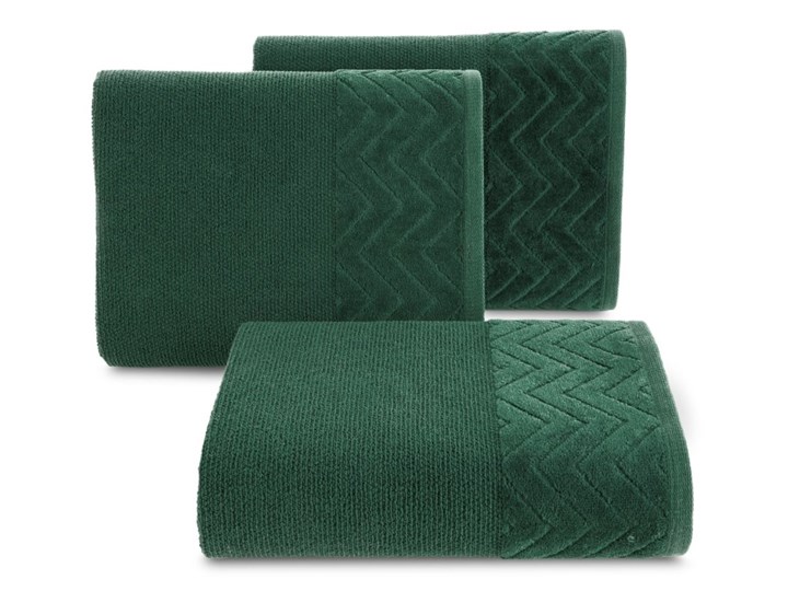 Ręcznik bawełniany R139-07 Kategoria Ręczniki 30x50 cm Ręcznik kąpielowy 50x90 cm Bawełna Kolor Zielony