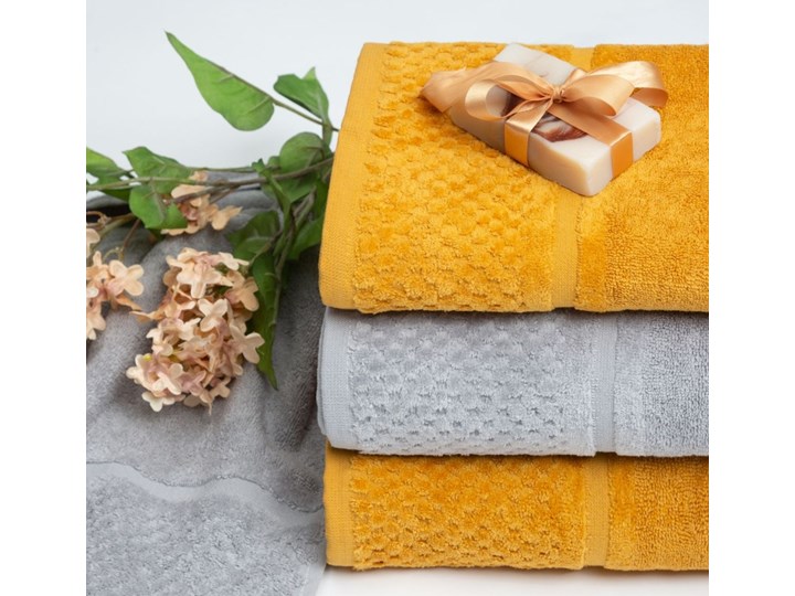 Ręcznik bawełniany R146-05 Bawełna Kategoria Ręczniki 30x50 cm Ręcznik kąpielowy Frotte 50x90 cm Kolor Żółty