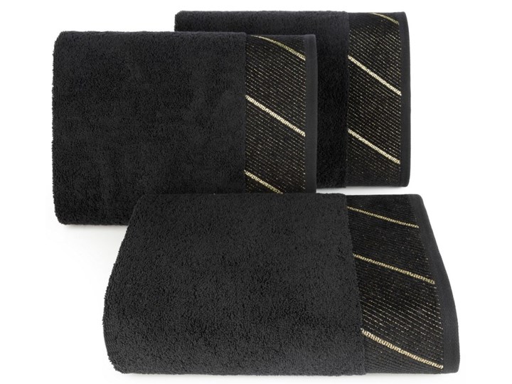 Ręcznik bawełniany czarny R150-10