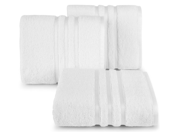 Ręcznik bawełniany biały R152-01 50x90 cm Frotte 30x50 cm Bawełna Ręcznik kąpielowy Kategoria Ręczniki