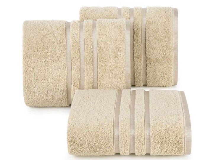 Ręcznik bawełniany beżowy R152-03 30x50 cm Frotte 50x90 cm Bawełna Ręcznik kąpielowy Kategoria Ręczniki