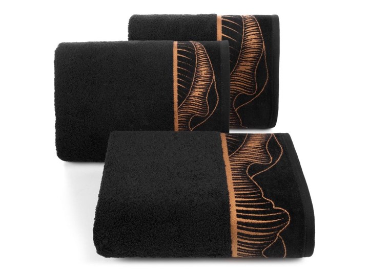 Ręcznik bawełniany czarny R153-01