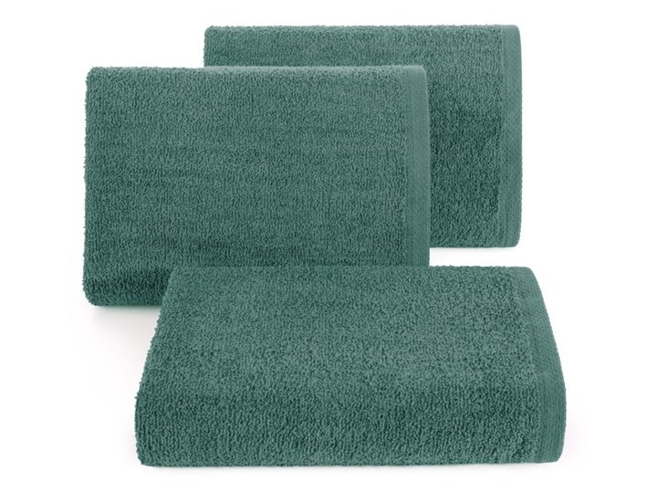 Ręcznik bawełniany gładki ciemnozielony R46-32