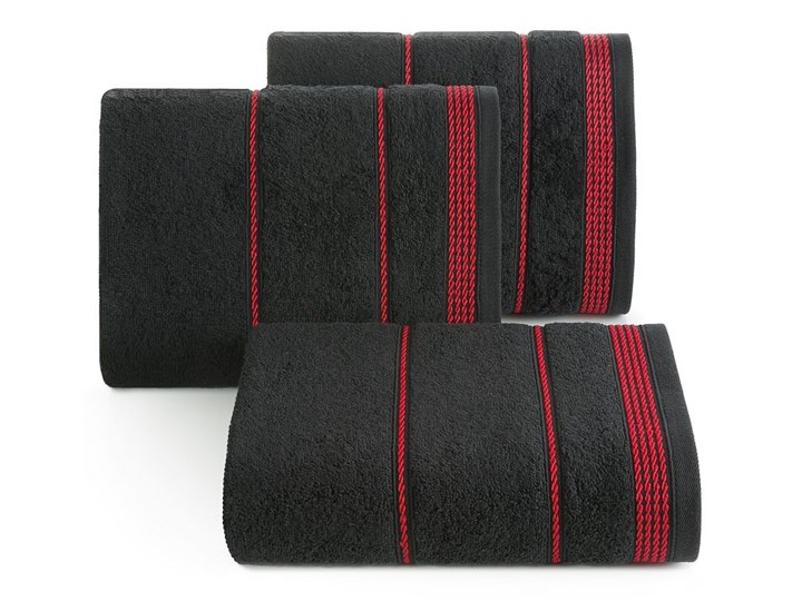 Ręcznik bawełniany czarny R77 Bawełna Kategoria Ręczniki