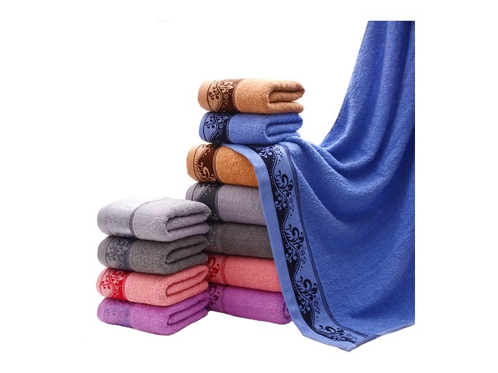 Ręcznik bawełniany niebieski RBT-07 70x140 cm Bawełna Kategoria Ręczniki