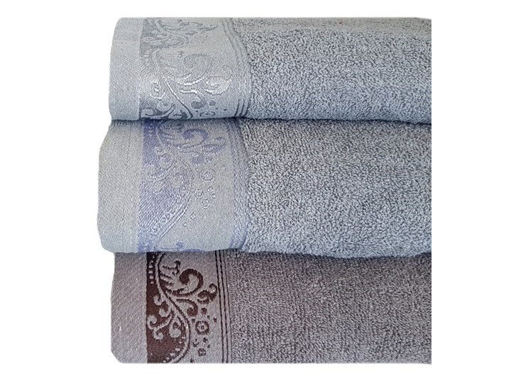 Ręcznik bawełniany stalowy RBT-06 Bawełna 50x100 cm Kategoria Ręczniki