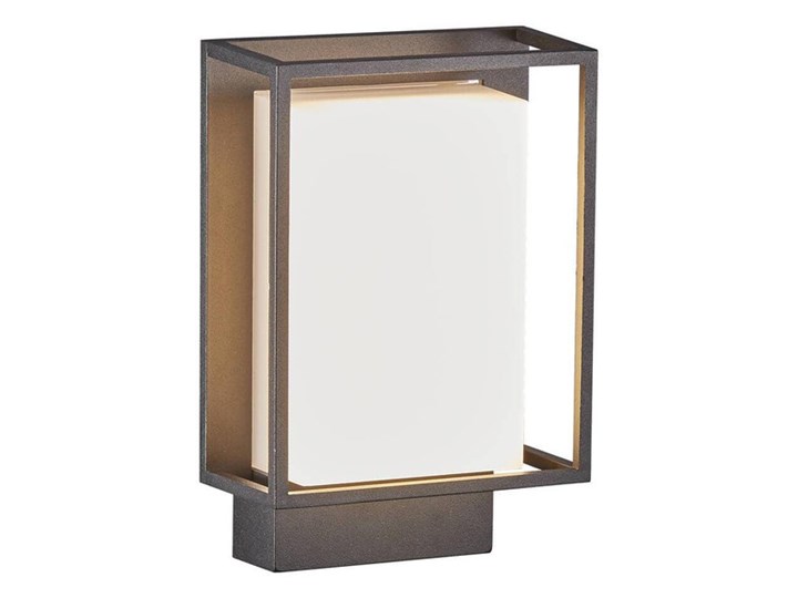 Czarny kinkiet zewnętrzny Led Nestor NORDLUX Bawełna 45x45 cm Kwadratowe Poszewka dekoracyjna Pomieszczenie Salon