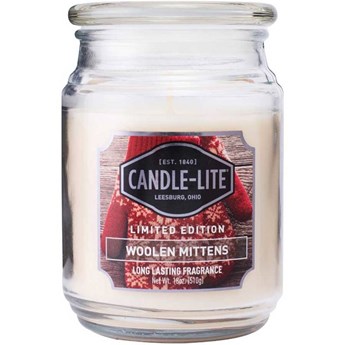 Candle-lite Everyday duża świeca zapachowa w szklanym słoju 18 oz 510 g - Woolen Mittens