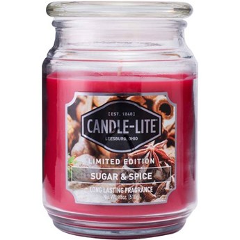 Candle-lite Everyday duża świeca zapachowa w szklanym słoju 18 oz 510 g - Sugar & Spice
