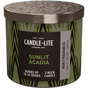 Candle-lite Everyday duża świeca zapachowa w szkle 3 knoty 14 oz 396 g - Sunlit Acadia