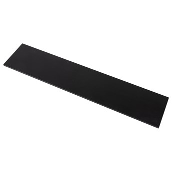 SELSEY Półka ścienna Rassie 120 cm czarna