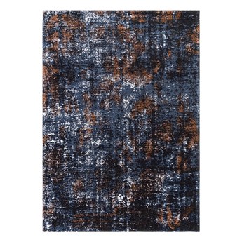 SELSEY Dywan łatwoczyszczący Antisatum zgaszony niebieski 160x230 cm