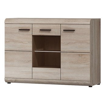 SELSEY Komoda Liberia 120 cm Dąb sonoma jasny
